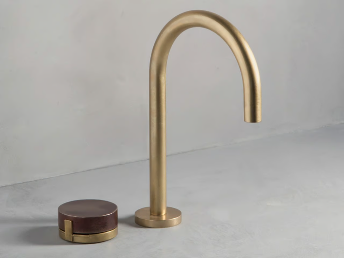 ELEMENTS - 2 hole countertop washbasin tap _ The Watermark Collection